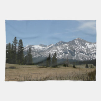 Sierra Nevada Mountains I from Yosemite Tea Towel