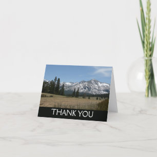 Sierra Nevada Mountains I from Yosemite Thank You Card