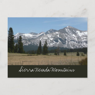 Sierra Nevada Mountains I Postcard