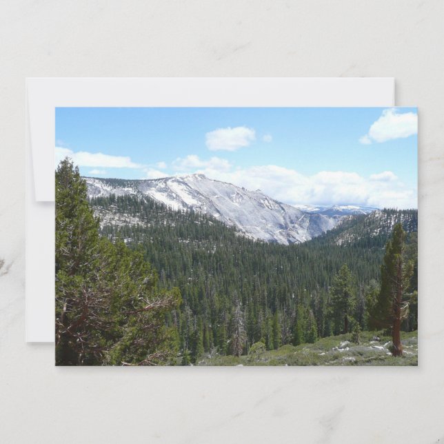 Sierra Nevada Mountains II from Yosemite Card (Front)