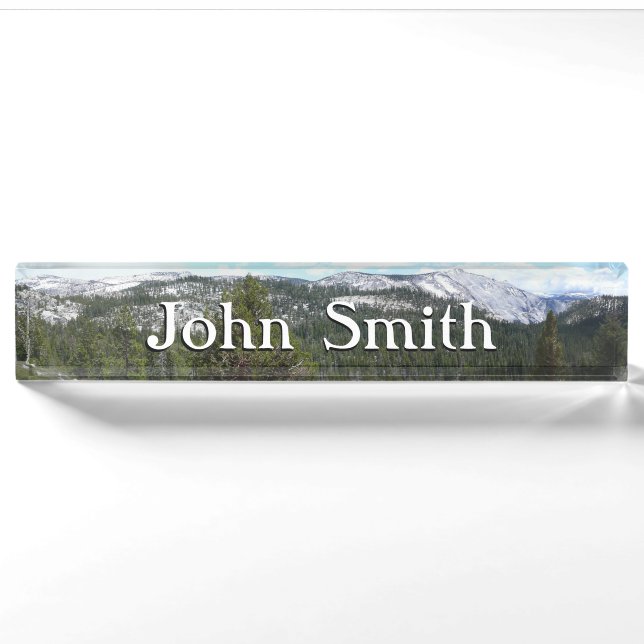 Sierra Nevada Mountains II from Yosemite Nameplate (Front)