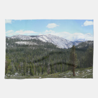 Sierra Nevada Mountains II from Yosemite Tea Towel
