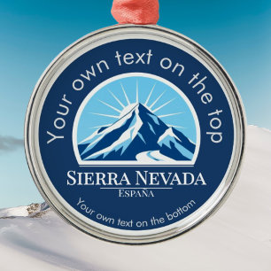 Sierra Nevada Spain España medal Ornament
