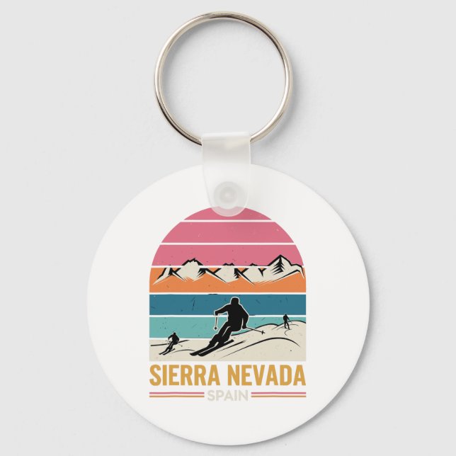 Sierra Nevada Spain  Key Ring (Front)