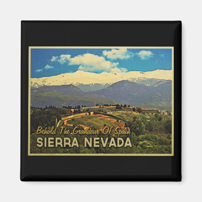 Sierra Nevada Spain Magnet (Front)