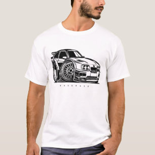 Sierra RS 500 Cosworth Rally Toon Art Car Enthusia T-Shirt