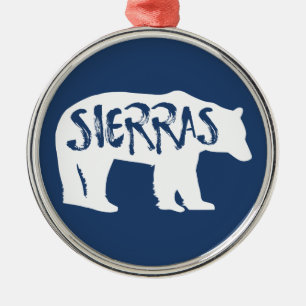 Sierras Bear Metal Tree Decoration