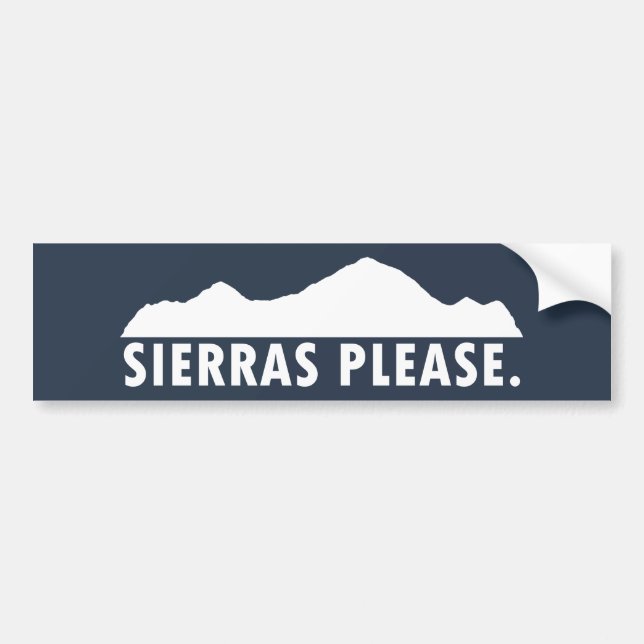 Sierras Please Sticker (Front)