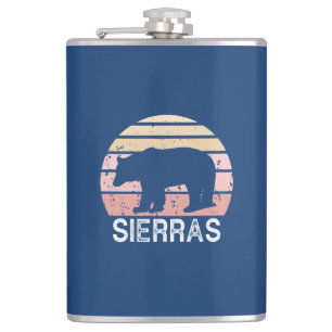 Sierras Retro Bear Hip Flask