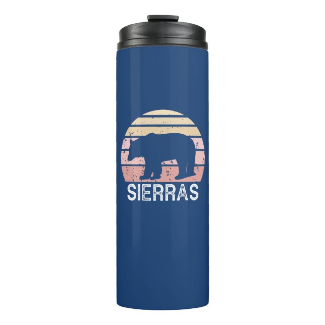 Sierras Retro Bear Thermal Tumbler (Front)