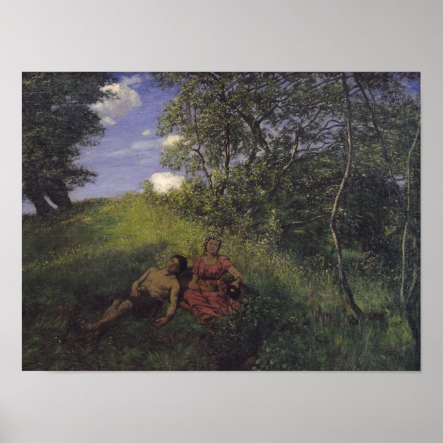 Siesta, 1889 poster (Front)