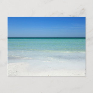 Siesta Beach Gulf Coast Postcard