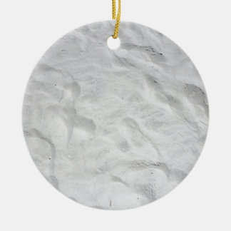 Siesta Beach Sand Close-up Ceramic Tree Decoration