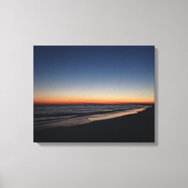Siesta Key Beach Sunset Canvas Print (Front)