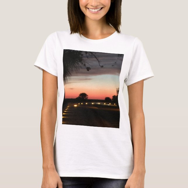 Siesta Key Beach Sunset T-Shirt (Front)