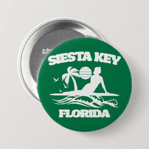 Siesta Key Florida 7.5 Cm Round Badge