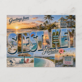 Siesta Key, Florida Postcard