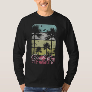 Siesta Key Florida Retro Vintage Beach Surf Surfin T-Shirt