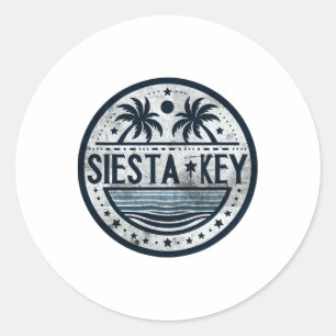 Siesta Key Florida Siesta Beach Fl Beaches  Classic Round Sticker