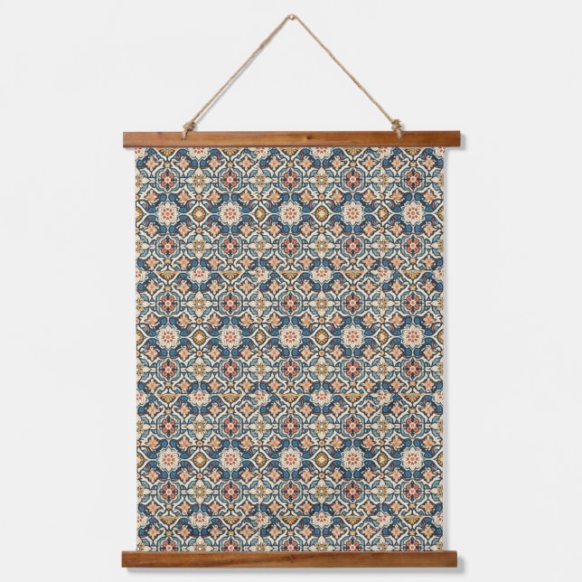 Siesta Key in Festive Pattern Hanging Tapestry (Front)