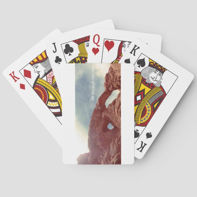 sift through the static playing cards (Back)