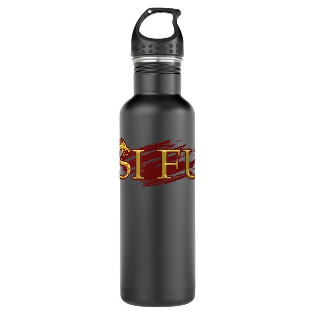 SIFU - Chinese martial arts teacher, Shifu, Kung F 710 Ml Water Bottle (Front)