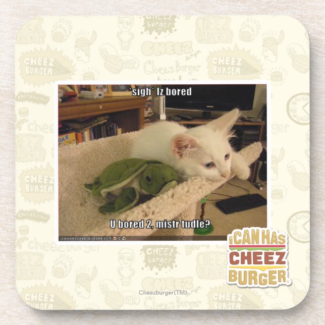 Sigh. Iz bored Coaster (Front)