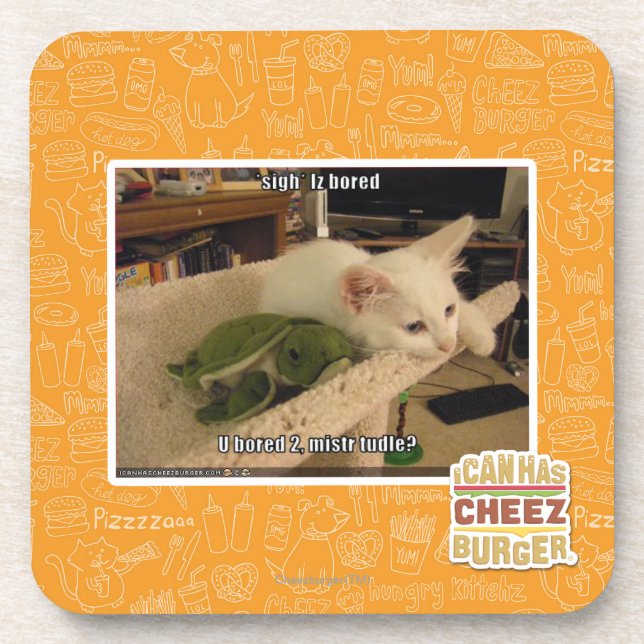 Sigh. Iz bored Coaster (Front)