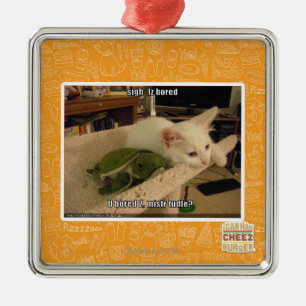 Sigh. Iz bored Metal Tree Decoration