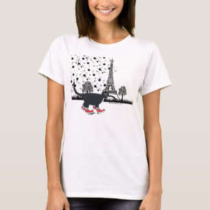 Sight-seeing in Paris baby doll tshirt