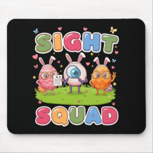 Sight Squad Easter Day Optometrist Hoppy Optician  Mouse Pad