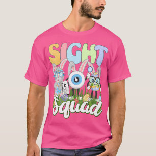 Sight Squad Funny Optometrist Easter Day Bunny Eye T-Shirt