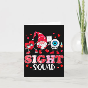 Sight Squad Optician Optometrist Dabbing Heart Val Card