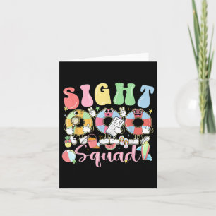 Sight Squad Summer Vibes Funny Optometry Ophthalmo Card