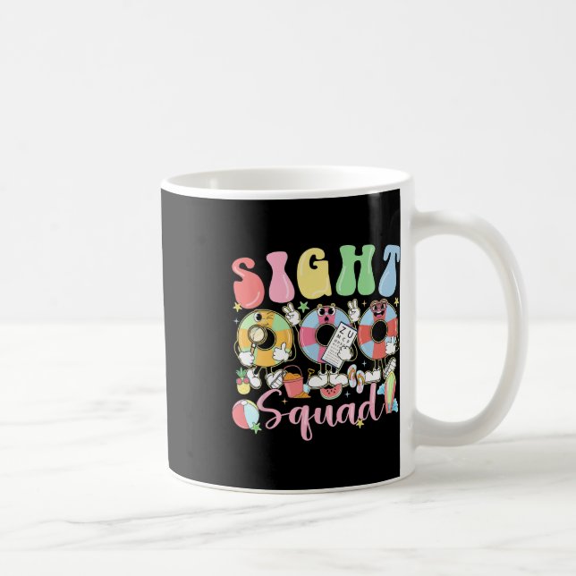 Sight Squad Summer Vibes Funny Optometry Ophthalmo Coffee Mug (Right)