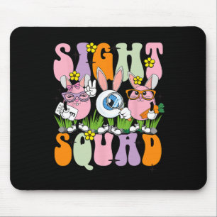 Sight Squad Therapist Optometrist Optometry Bunny  Mouse Pad