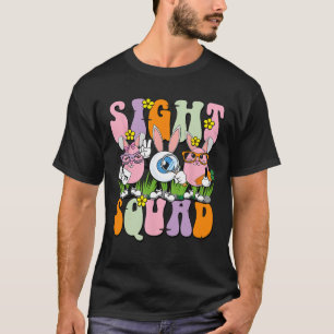 Sight Squad Therapist Optometrist Optometry Bunny T-Shirt