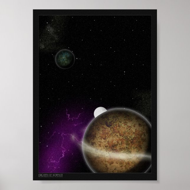 Sights of Science - Fluorescence Planets Poster (Front)