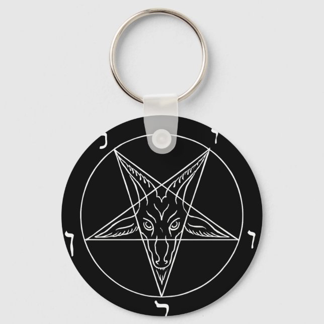 Sigil of Baphomet Key Ring (Front)
