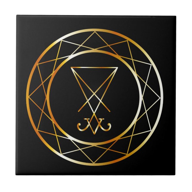 Sigil of Lucifer Tile (Front)