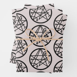 Sigil of the Gate Pink Wrapping Paper Sheets