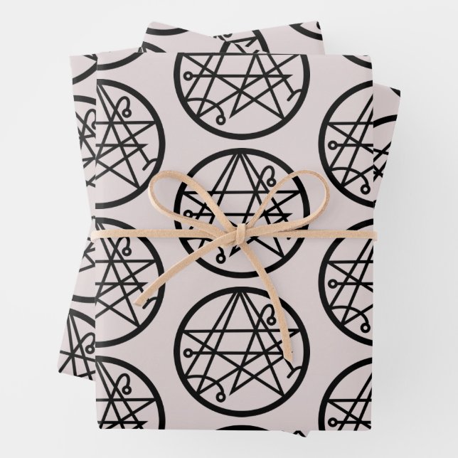 Sigil of the Gate Pink Wrapping Paper Sheets (In situ)