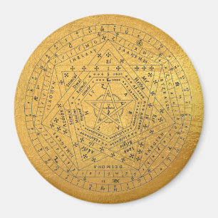 Sigillum Dei Seal of God Angelic John Dee Diagram Magnet