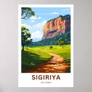 Sigiriya Sri Lanka Travel Print
