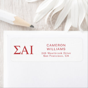 Sigma Alpha Iota Greek Letters