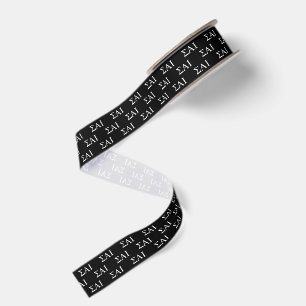 Sigma Alpha Iota Greek Letters Grosgrain Ribbon