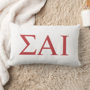 Sigma Alpha Iota Greek Letters Lumbar Cushion