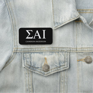 Sigma Alpha Iota Greek Letters Name Tag