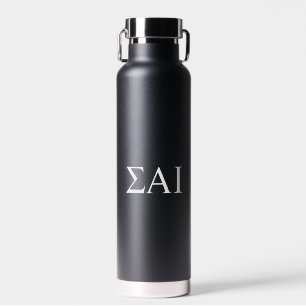 Sigma Alpha Iota Greek Letters Water Bottle