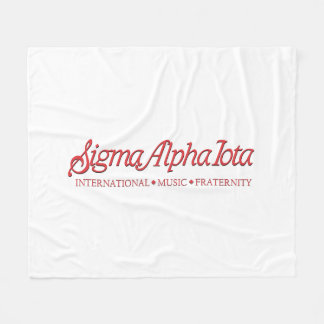 Sigma Alpha Iota International Music Fraternity Fleece Blanket